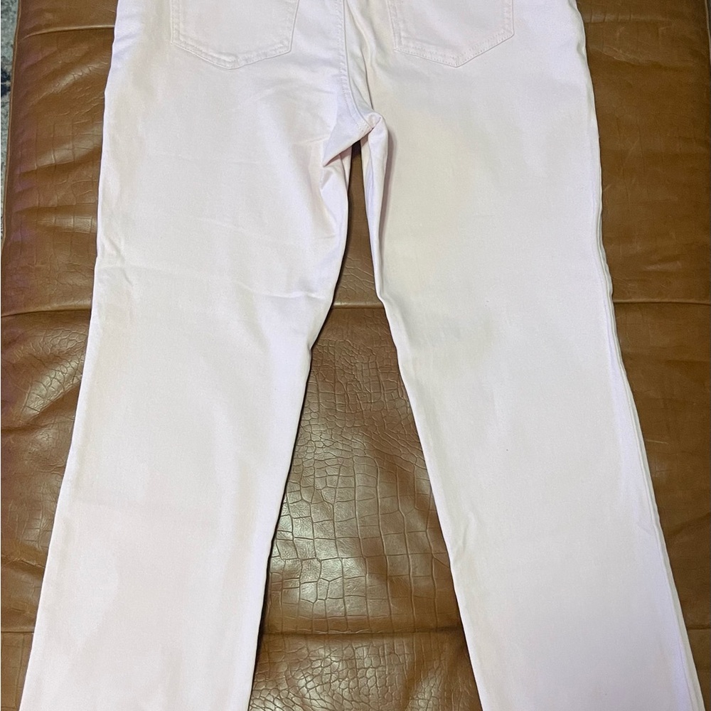 Gloria Vanderbilt Soft Pink Straight Leg Jeans Amanda 12 s